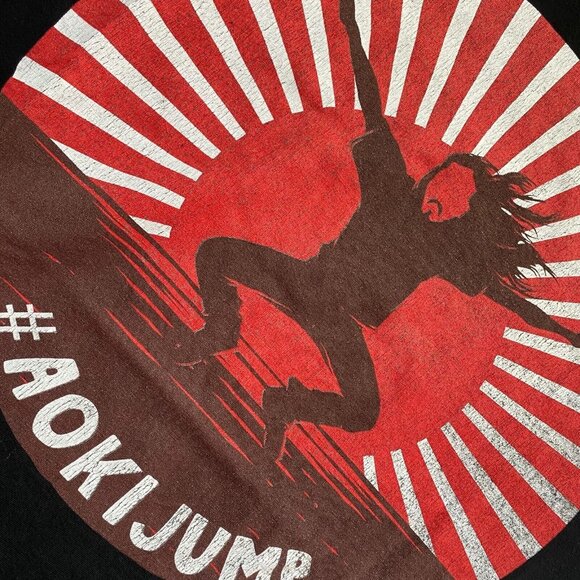 We Love Fine L Steve Aoki Jump Graphic T-Shirt Tee DJ Electronic Dance Music - Picture 5 of 12